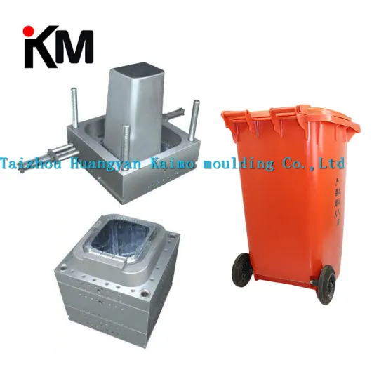 Red  Plastic Folding Trash Can With Pedal