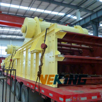 Top quality efficiency horizontal stone vibrating screen in Shanghai