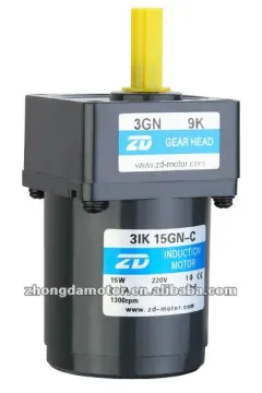 china ac induction gear motor 15w
