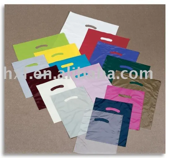 die cut handle bag