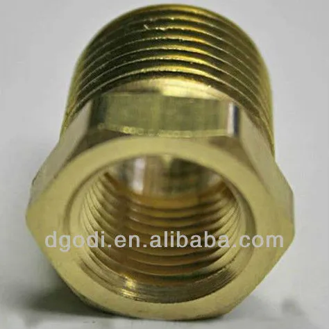 brass threaded pipe connecting sleeve