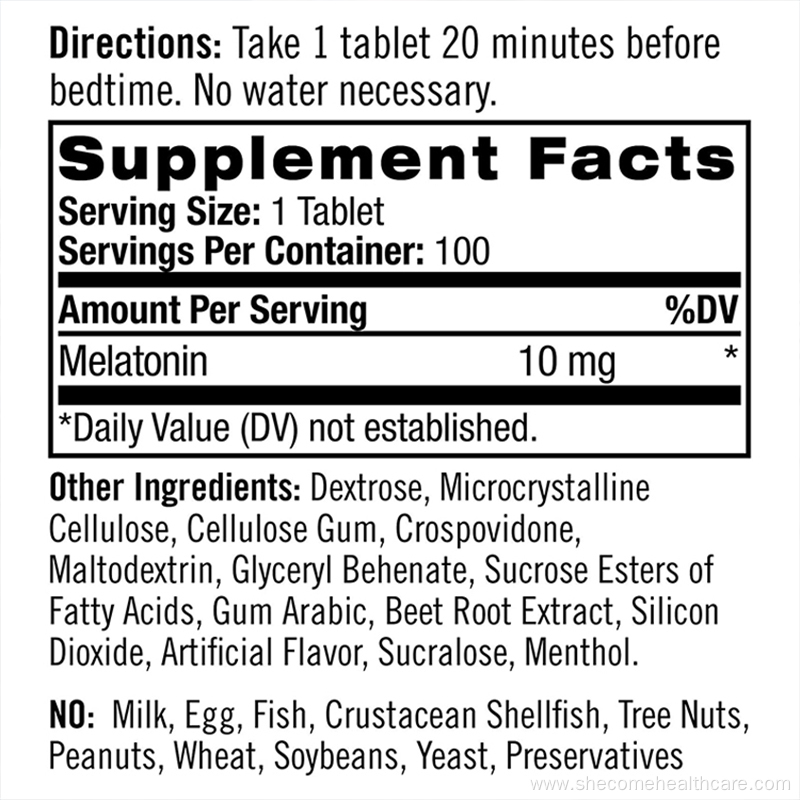 Melatonin Tablets Helps You Fall Asleep Faster Melatonin