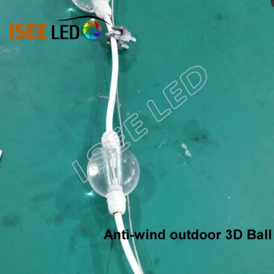 Anti-wind 3D LED Ball Outdoor IP65