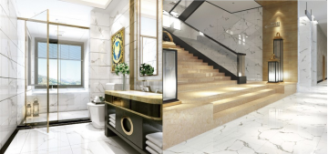 China suppliers popular design Matt and Glossy 60x60cm White Calacatta marble ceramic floor tile in Foshan 66CT01