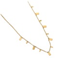 Fashion Wholesale18K Gold Plated Stainless Steel Necklace