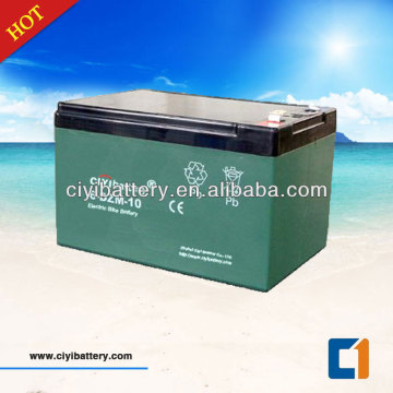 Kurşun asit pil e-bisiklet pil 6dzm10 pil 12V 10AH