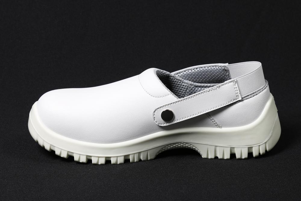 white leather hospital shoes