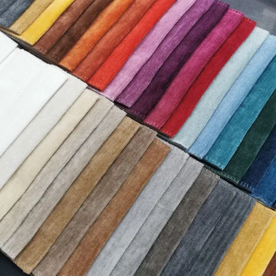 Washable Linen Fabric Wholesale: Table and Sofa Linen in Pure Cotton