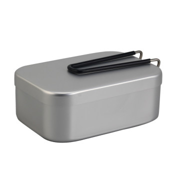 Quader -Aluminium -Lunchbox für Kinder und Erwachsene