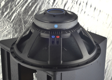 full range player and microphone loud outdoor