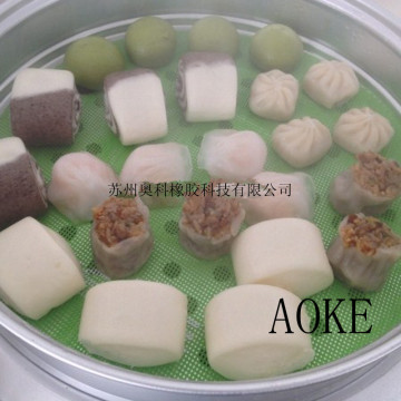 Silicone fiberglass non-stick steamed pad