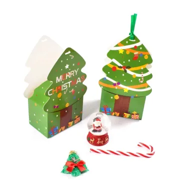 Customized Christmas Happy Paper Packaging Box