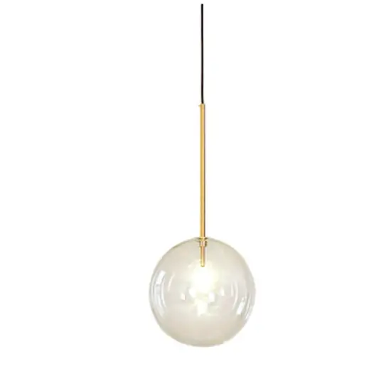 INSHINE Round Bulb Transparent Aesthetically Pendant Light