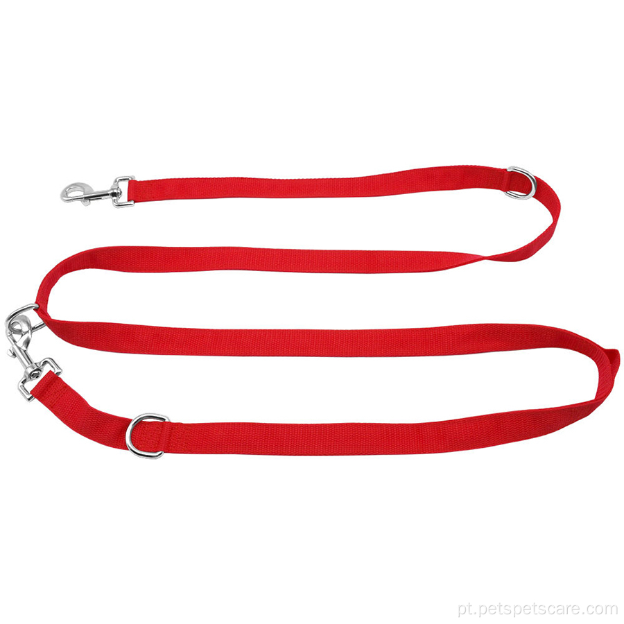 Pet Dog Leash Double Ended Leads Treinamento Corda