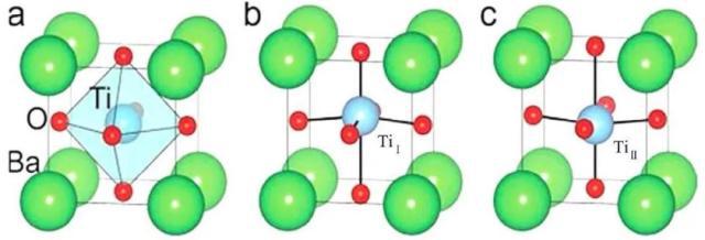 Barium titanate crystal 