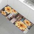 Household three-layer composite floor mat