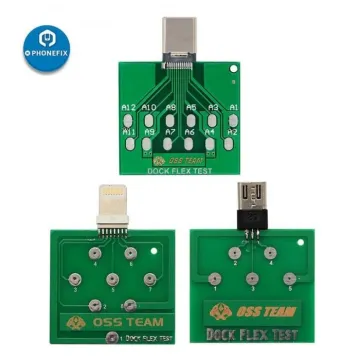 Micro USB Type-C Lightning Dock Test Board U2 Charging Port Testing Tool