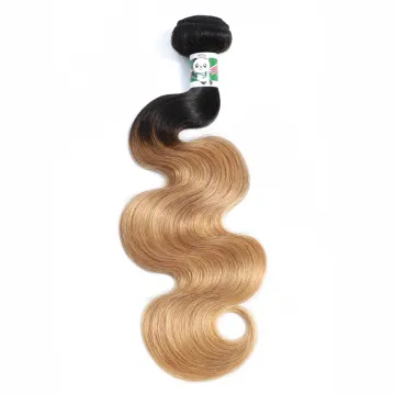 Cheap Human Hair Malaysian 1b-27 Pre Colored Extensions Cuticle Aligned Malaysian Hair Bright Ombre 1b-27 Body Wave Hair Bundles