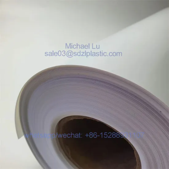 0.35mm white opaque hips sheet for cup lids