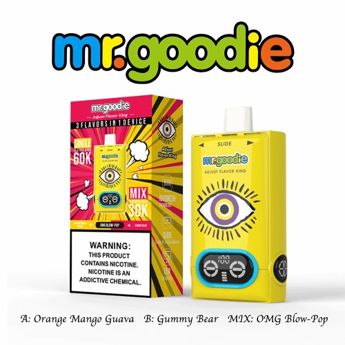 ในสต็อก Mr.Goodie king 60k พัฟ vape