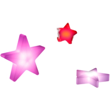 Colorful Holiday LED Outdoor Moon Star Light for Christmas Tree