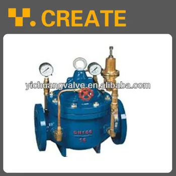 pressure reducing valve for water