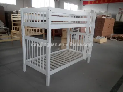 kids oak wood bunk beds golden oak color