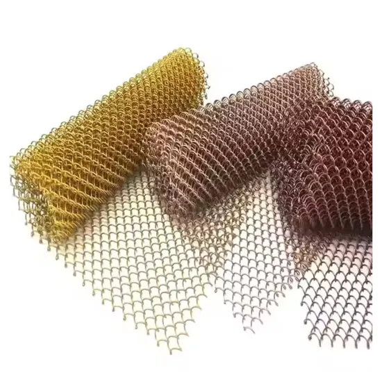 Aluminium Metal Mesh Curtain: Drapery Fabric for Fireplaces and Ceilings