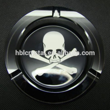 Unique k9 round shape crystal ashtray for business gifts