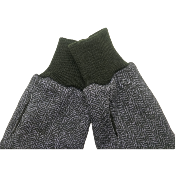 100% acrylic knitted fingerless gloves