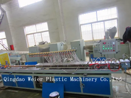 Greener Ecological floor wood plastic machine