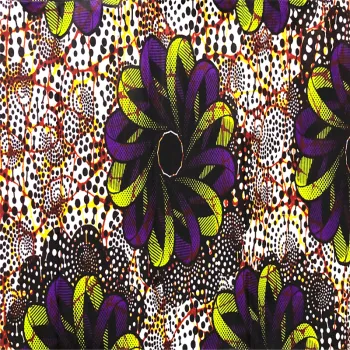 Eco-friendly Printed Wax Polyester Knit Wax Linning Fabrics