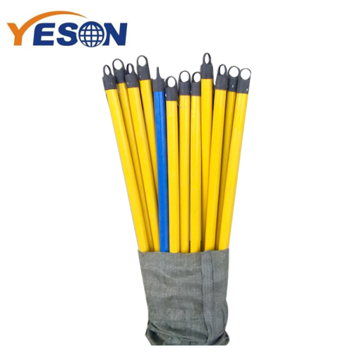 110x2.2cm PVC coated wooden broom handle