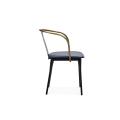 Customized Color High Quality Metal Leg Modern Dining Chairs