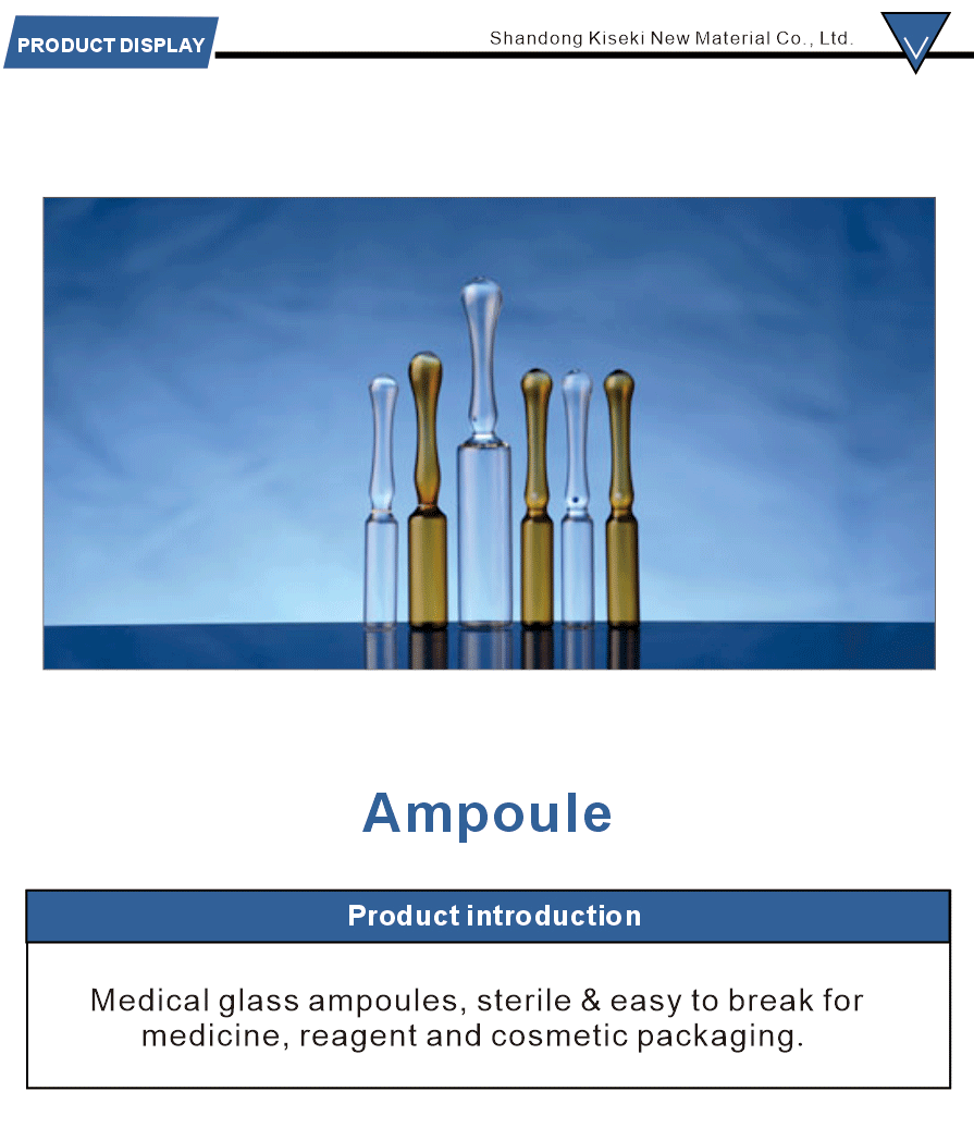 Transparent Injection Ampoule Vial