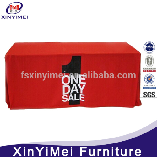 High Grade Rectangle Table Skirt With Logo