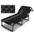 Lit pliant de camping inclinable extérieur 3