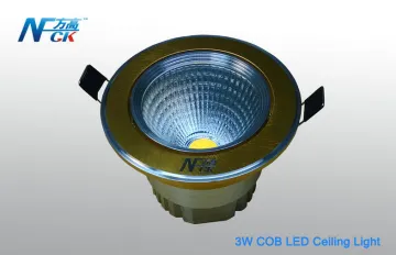 High Brightnes 3w Cob Led Ceiling Light With 1pc Led , 7000k Led