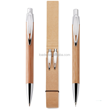 Eco-Friendly Bamboo Ballpoint Pen and Pencil Gift Set