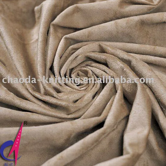 warp knitting suede fabric for sofa cover