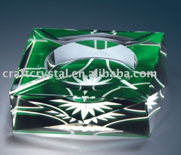 crystal craft ashtray