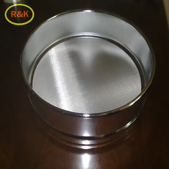 Top Quality 400 Micron Mesh Sieve for Silk Screen and Sand Sieving
