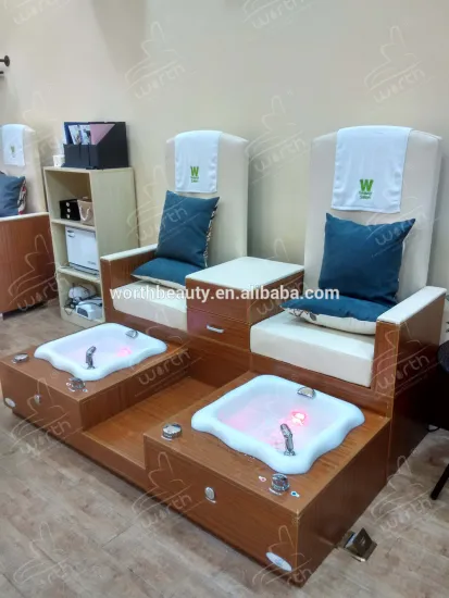 2015 new design pedicure spa massage chair bench/station/equipment