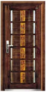 Steel-wood armored door