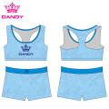 Sublimated Little Girl Cheerleading Seragam