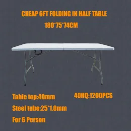 6ft folding table