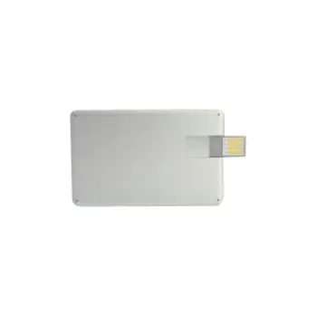 Alu Card USB 2.0 Flash Drives, Can be Put in Wallet, Full Printing, 1-16GB, Used as Promotional Gi