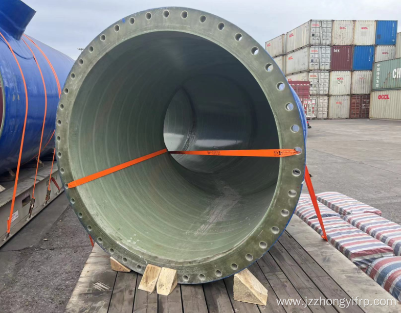 Large diamete flange for export GRP FRP