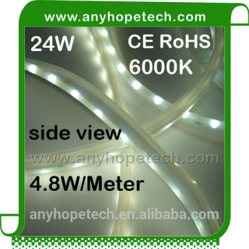 High quality white color 60leds per meter 1950lm car side led strip light
