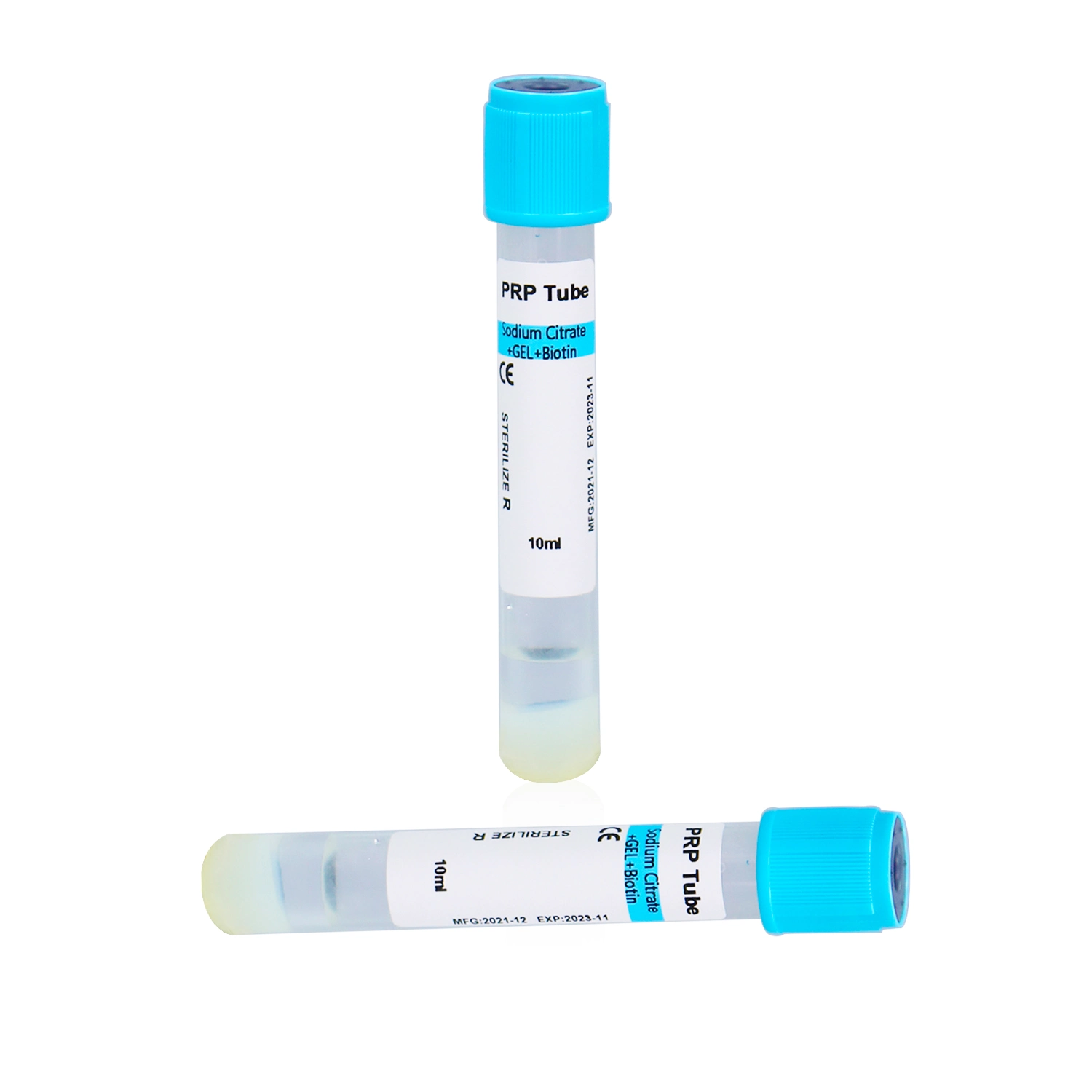 Tube Prp de gel de citrate de sodium médical jetable